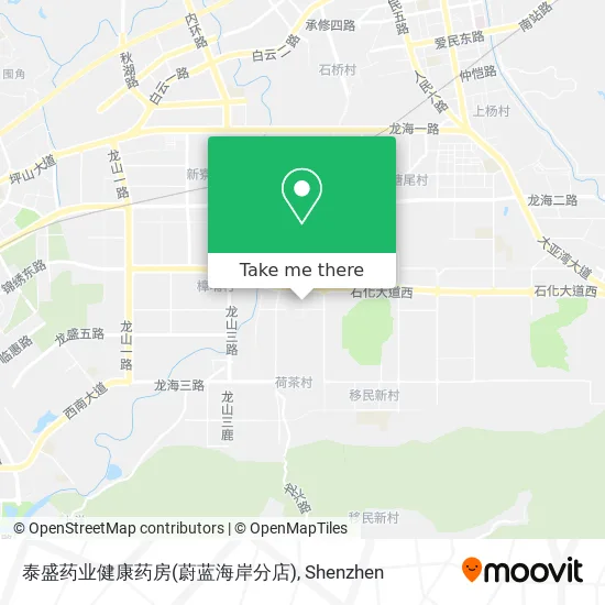 泰盛药业健康药房(蔚蓝海岸分店) map