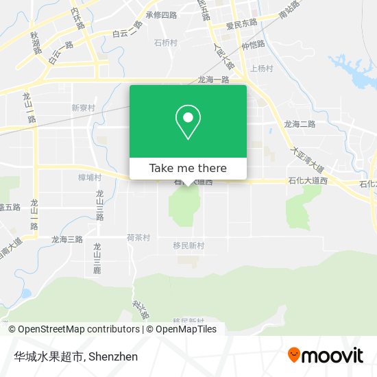 华城水果超市 map