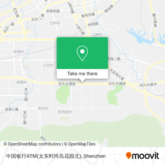 中国银行ATM(太东时尚岛花园北) map
