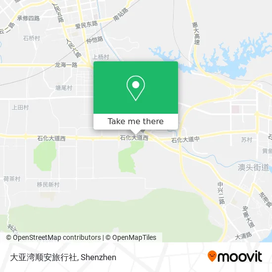 大亚湾顺安旅行社 map