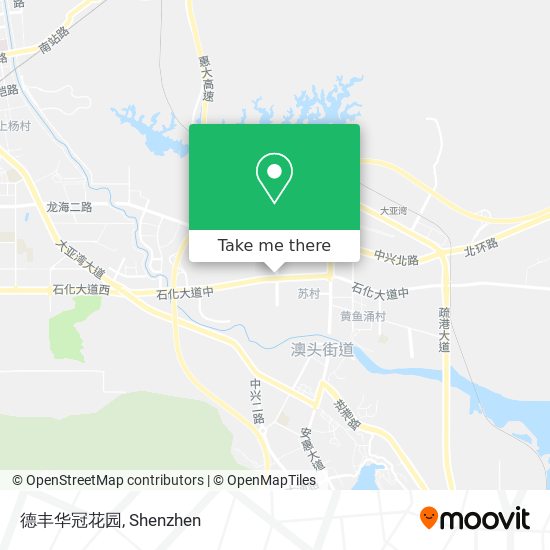 德丰华冠花园 map