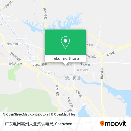 广东电网惠州大亚湾供电局 map