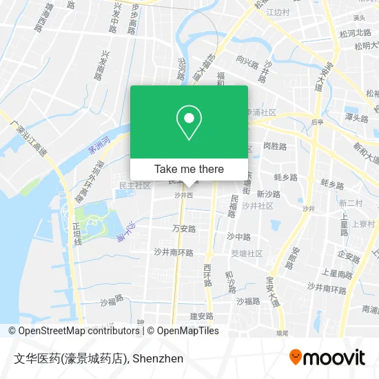 文华医药(濠景城药店) map