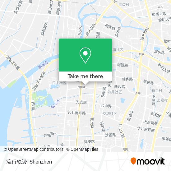 流行轨迹 map