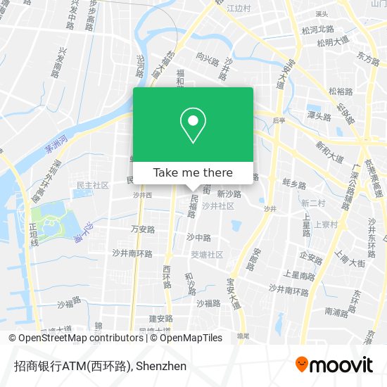 招商银行ATM(西环路) map