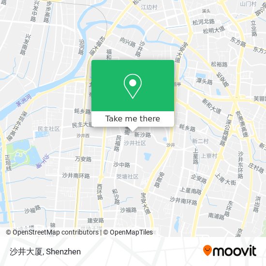 沙井大厦 map