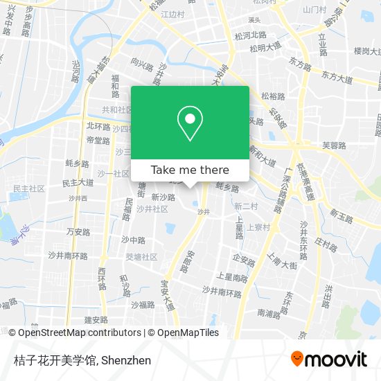桔子花开美学馆 map
