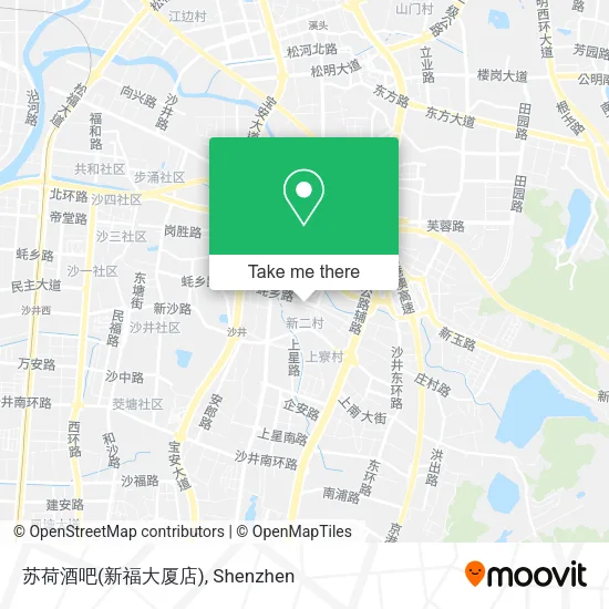 苏荷酒吧(新福大厦店) map