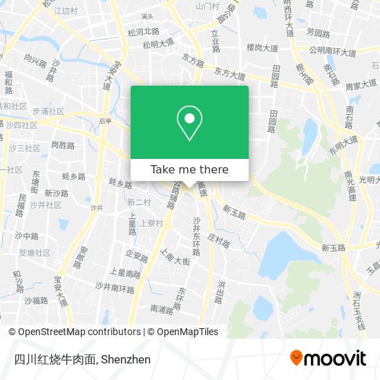 四川红烧牛肉面 map