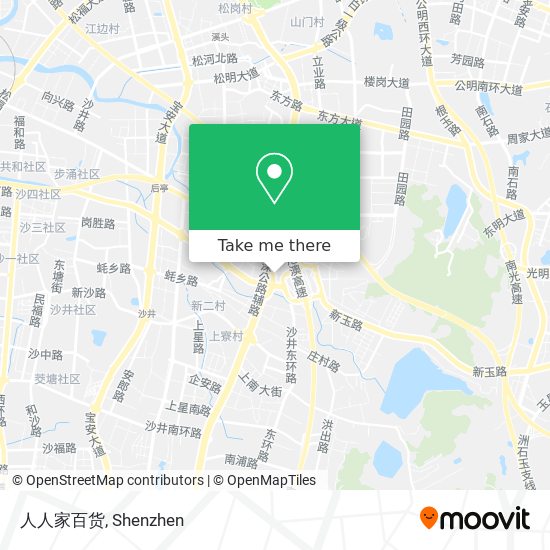 人人家百货 map