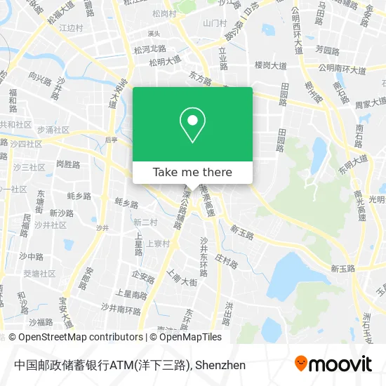 中国邮政储蓄银行ATM(洋下三路) map
