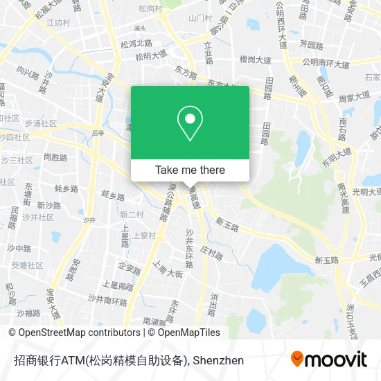 招商银行ATM(松岗精模自助设备) map