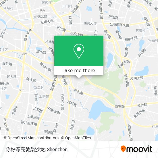 你好漂亮烫染沙龙 map