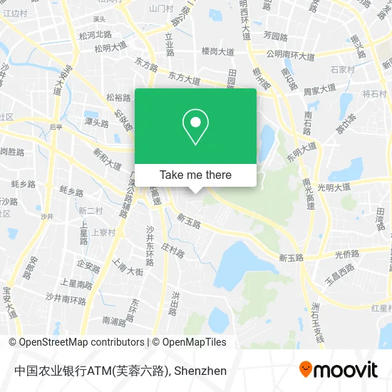 中国农业银行ATM(芙蓉六路) map