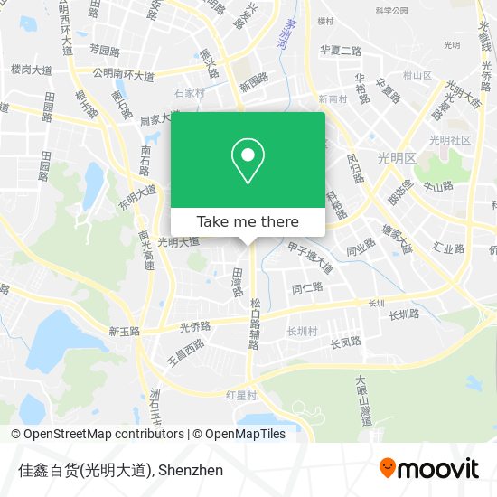 佳鑫百货(光明大道) map