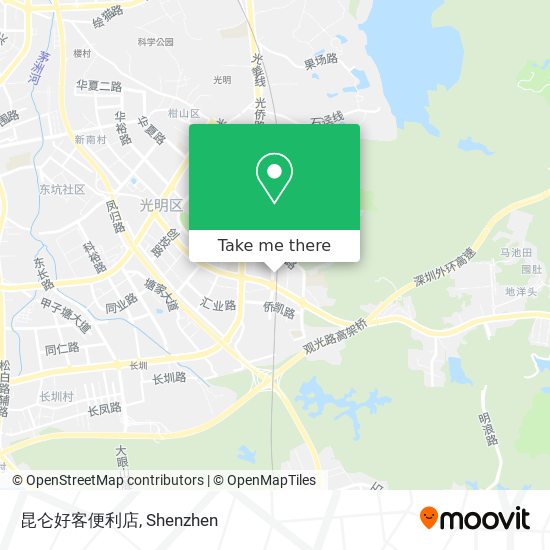 昆仑好客便利店 map