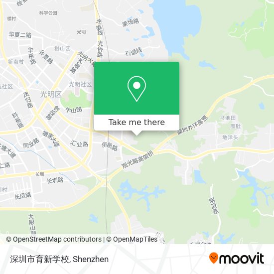 深圳市育新学校 map