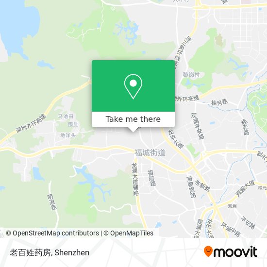 老百姓药房 map