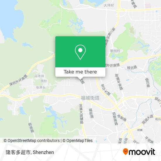 隆客多超市 map