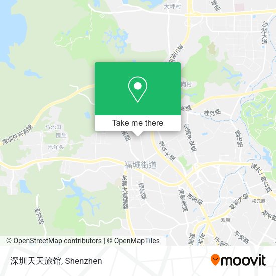 深圳天天旅馆 map