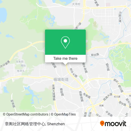 章阁社区网格管理中心 map