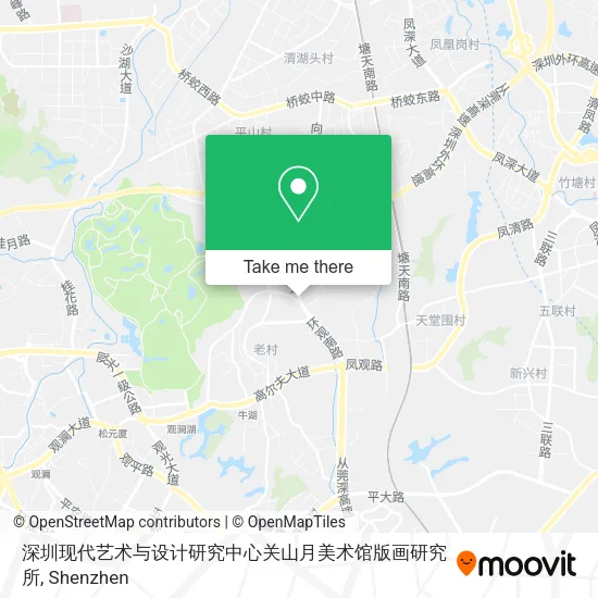 深圳现代艺术与设计研究中心关山月美术馆版画研究所 map