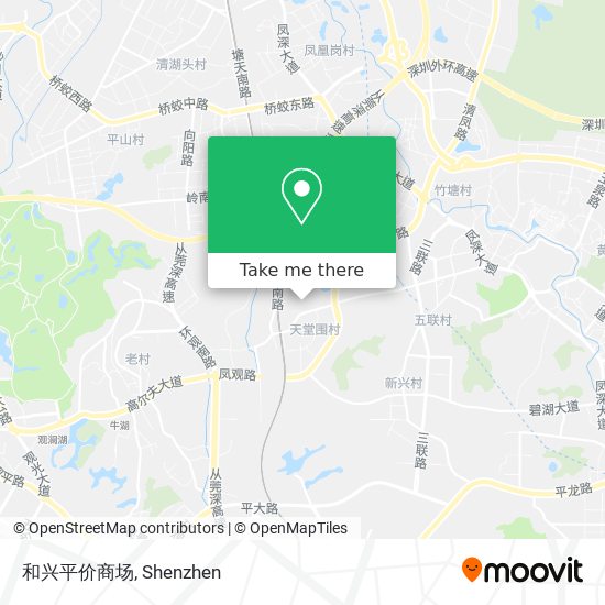 和兴平价商场 map