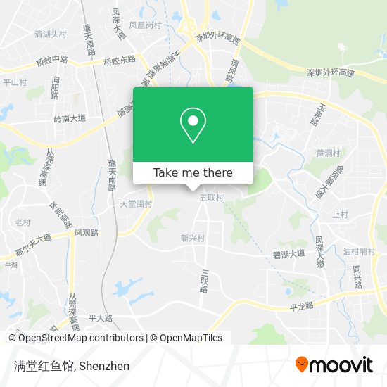 满堂红鱼馆 map