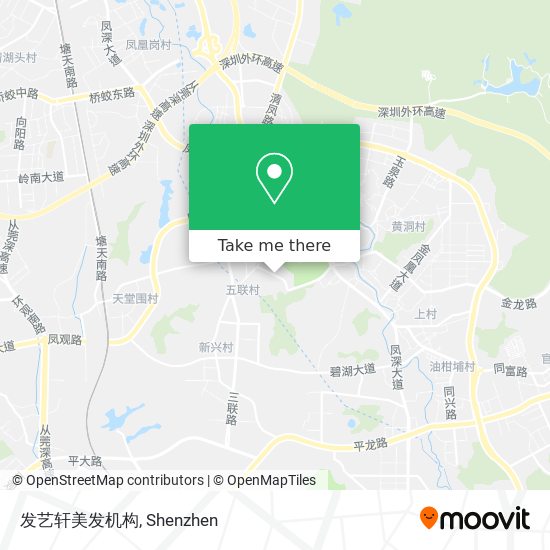 发艺轩美发机构 map