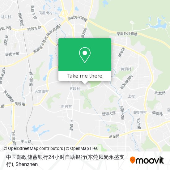 中国邮政储蓄银行24小时自助银行(东莞凤岗永盛支行) map