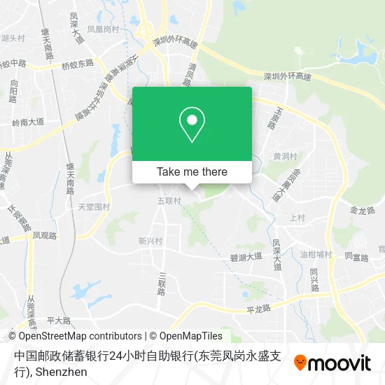 中国邮政储蓄银行24小时自助银行(东莞凤岗永盛支行) map