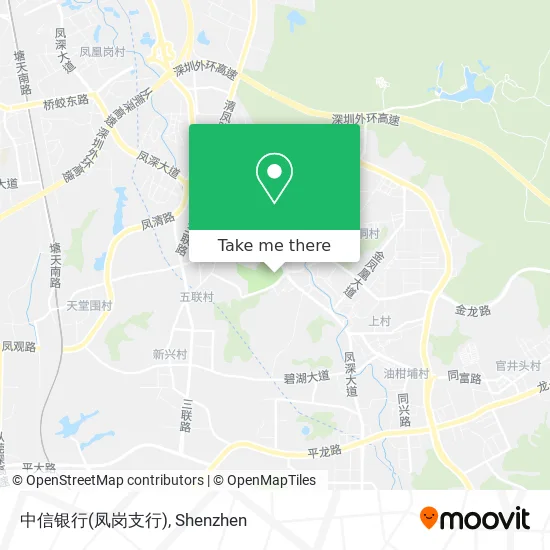 中信银行(凤岗支行) map