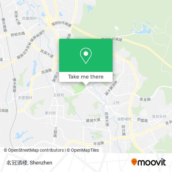 名冠酒楼 map