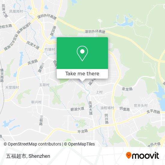 五福超市 map