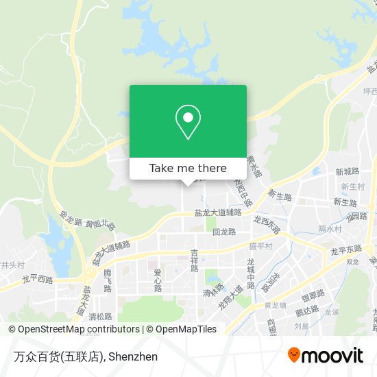 万众百货(五联店) map