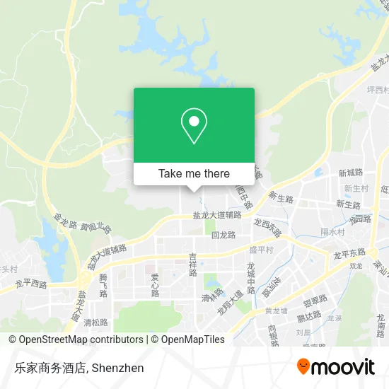 乐家商务酒店 map