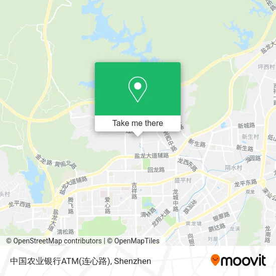 中国农业银行ATM(连心路) map