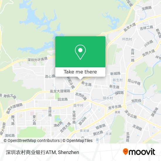 深圳农村商业银行ATM map