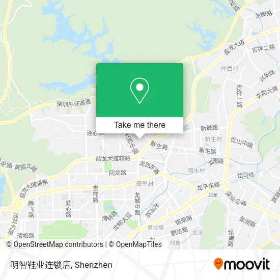 明智鞋业连锁店 map