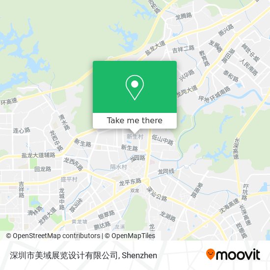 深圳市美域展览设计有限公司 map