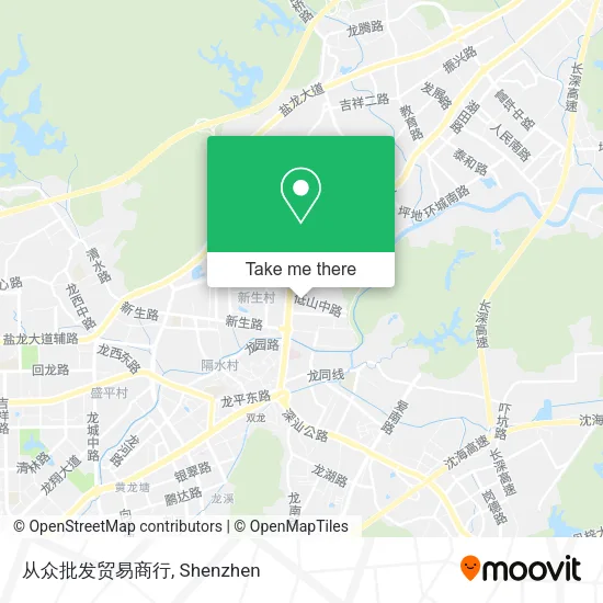 从众批发贸易商行 map