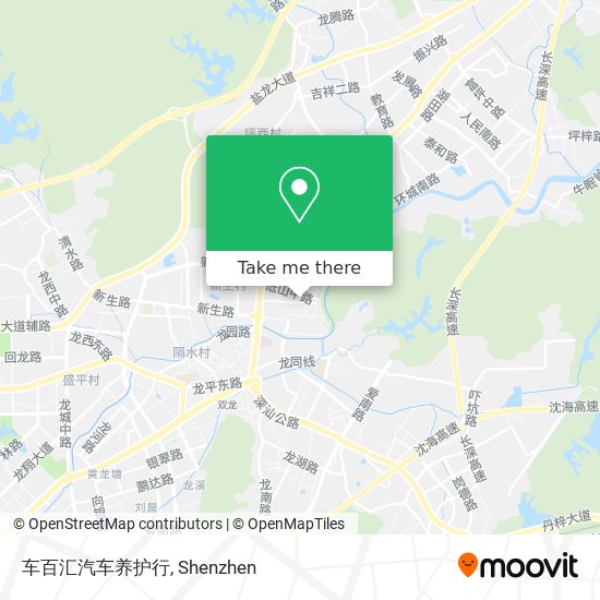车百汇汽车养护行 map