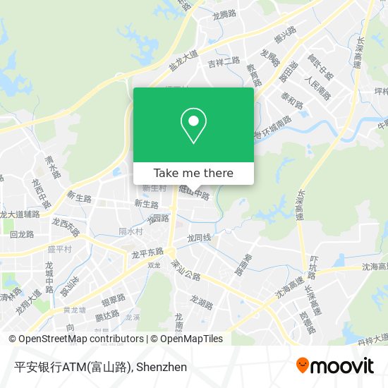 平安银行ATM(富山路) map