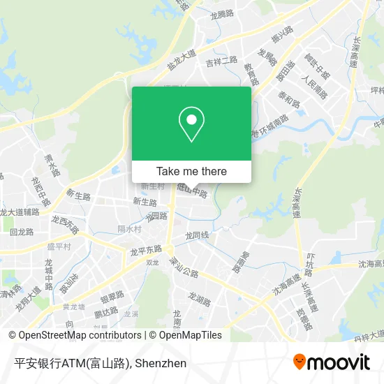 平安银行ATM(富山路) map