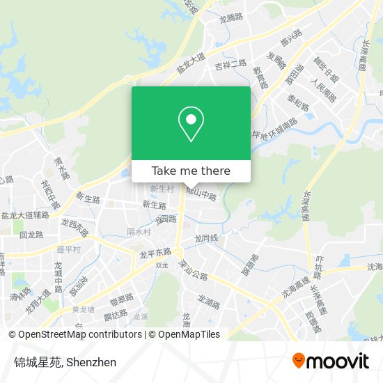锦城星苑 map