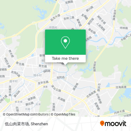 低山肉菜市场 map