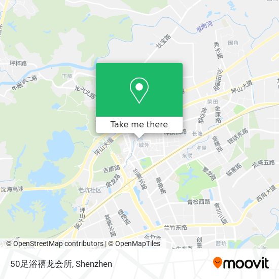 50足浴禧龙会所 map