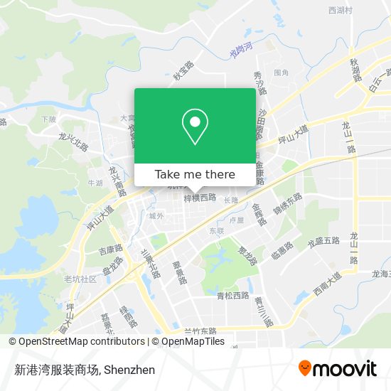 新港湾服装商场 map