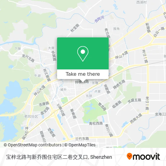 宝梓北路与新乔围住宅区二巷交叉口 map