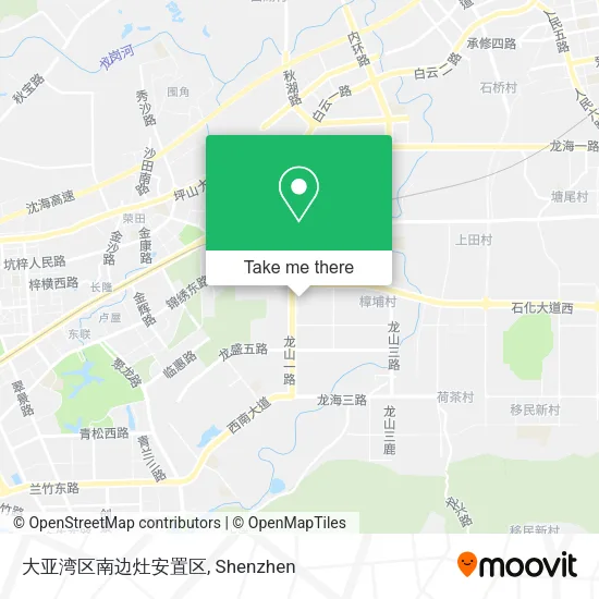 大亚湾区南边灶安置区 map